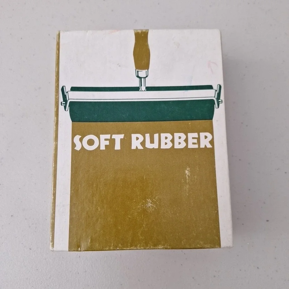 Vintage Printmasters SPEEDBALL Soft Rubber No. 64 Brayer 4 Inch Roller